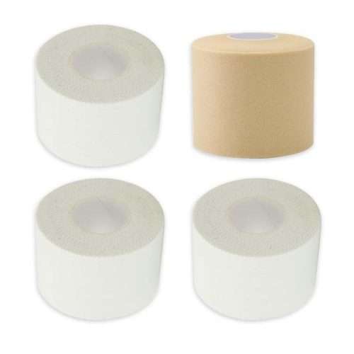 white Athletic Tape And Pre Wrap 4rolls