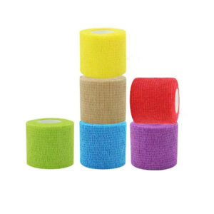 Self-Adhesive Bandage Wrap For Finger Protection Rainbow Color 2inchx4m